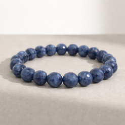 Sapphire bangle symbolizing clarity, calm, and inner wisdom