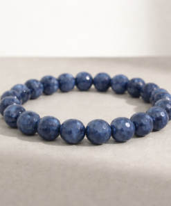 Sapphire bangle symbolizing clarity, calm, and inner wisdom