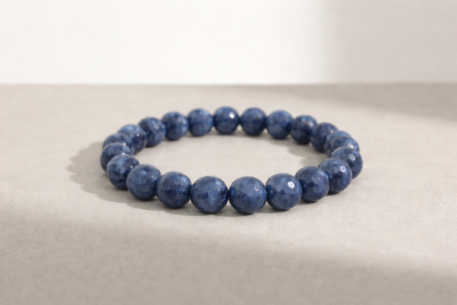 Sapphire bangle symbolizing clarity, calm, and inner wisdom