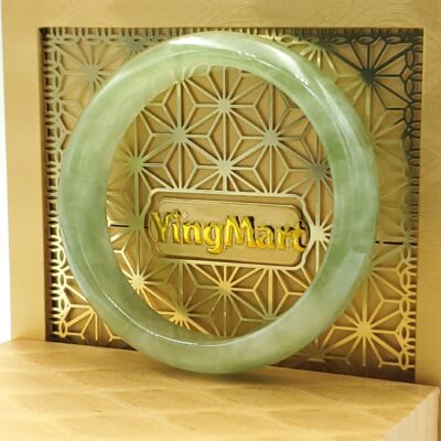 Olive Green Jade Bangle JB026
