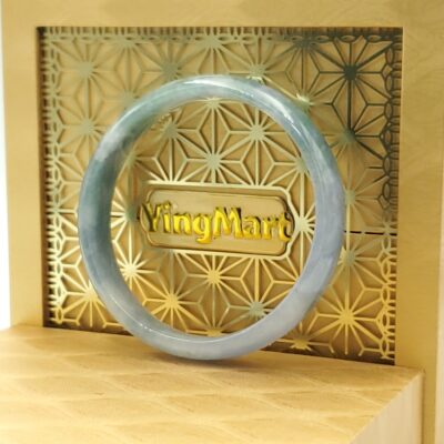 Light Purple Blue Jade Bangle JB028