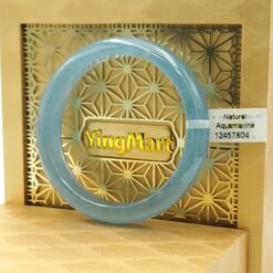 Light Blue Jade Bangle JB011