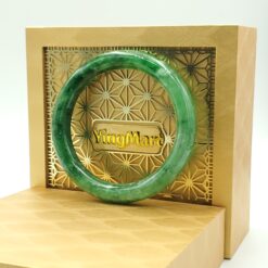 Light Green Green White Jade Bangle JB020