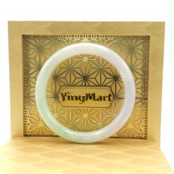 Light Purple Light Green Jade Bangle JB016