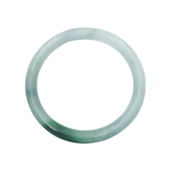 White Green Dark Green Jade Bangle JB033