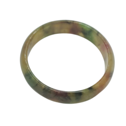 Yellow Green Black Brown Orange Jade Bangle JB005