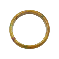 Yellow Orange Brown Jade Bangle JB006