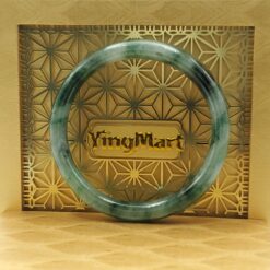 Dark Green Black Jade Bangle JB068