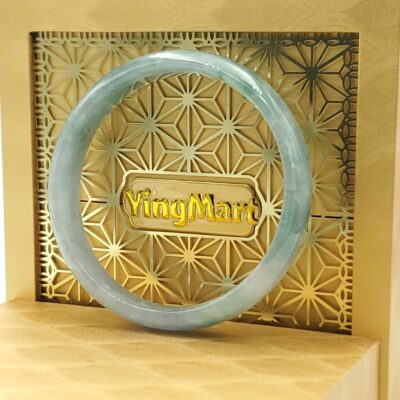 Light Purple Blue Jade Bangle JB031