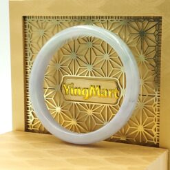 Light Purple Light Green Jade Bangle JB044