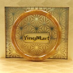 Orange Brown Jade Bangle JB094