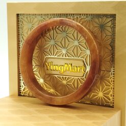 Orange Jade Bangle JB071