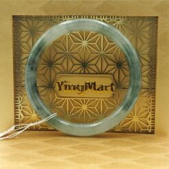 White Light Green Jade Bangle JB038