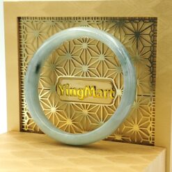 White Light Green Jade Bangle JB075