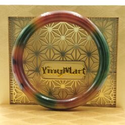 Yellow Green Black Brown Jade Bangle JB082