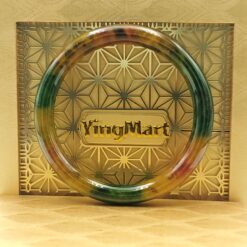 Yellow Green Brown Black Jade Bangle JB089